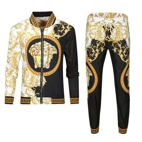 versace man outfit|Versace tracksuit for men.